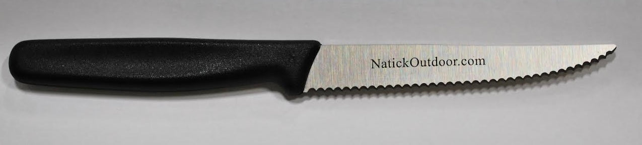 Black Handled Steak Knife (price is for 4 knives)