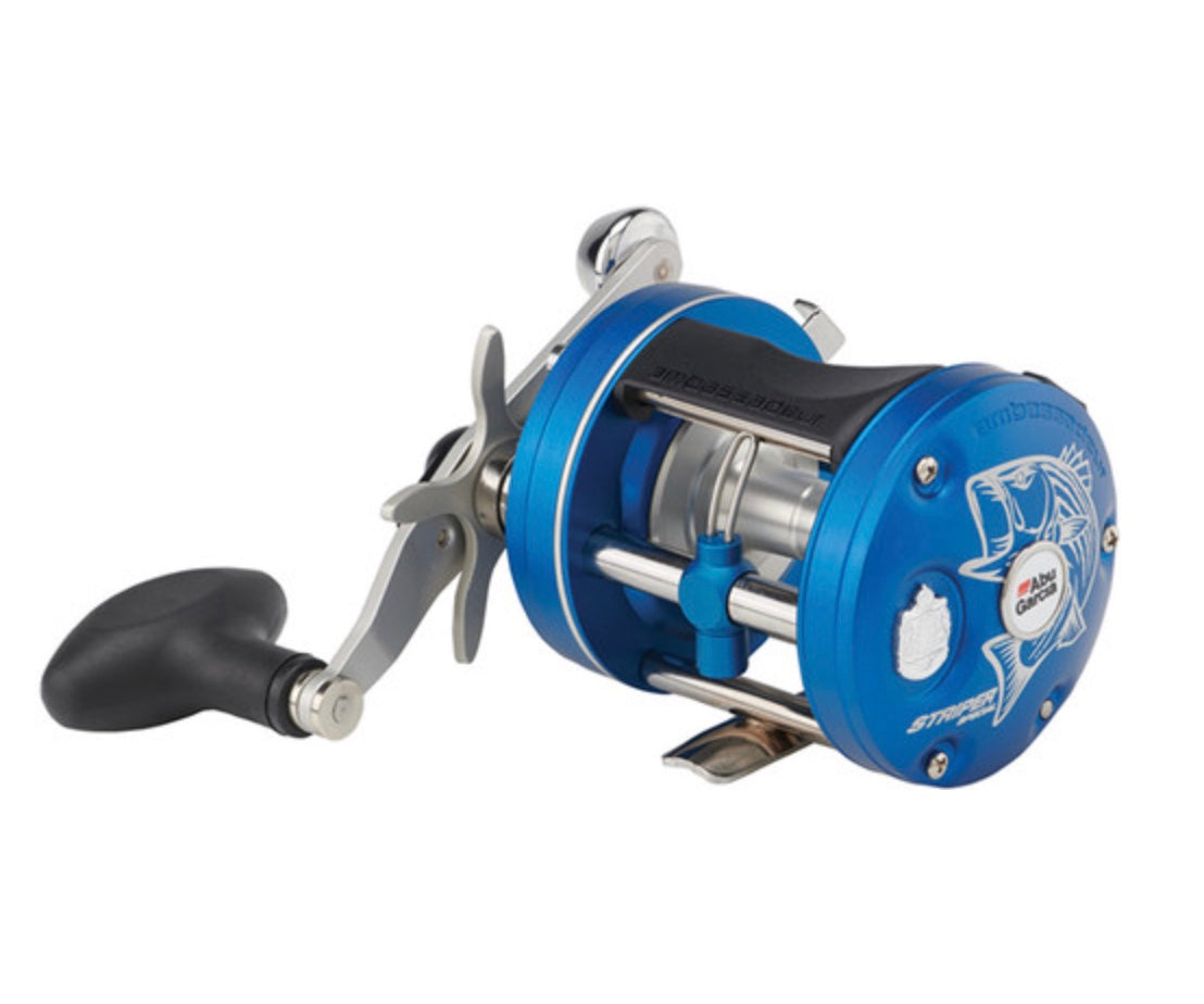 【全商品オープニング価格 特別価格】 Abu Garcia Ambassadeur Classic C-3 6500 Striper Special Blue リール