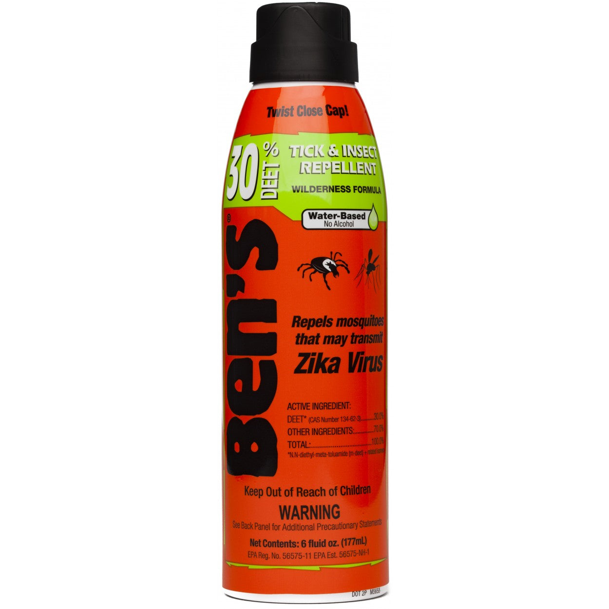 Ben's 6 ounce Spray 30% Deet Tick and Insect Repellent